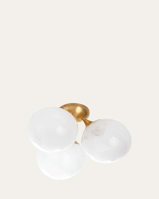 Cristol Large Triple Flush Mount By AERIN